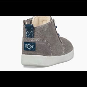 Gray & Navy Baby Nuemel UGG Boot